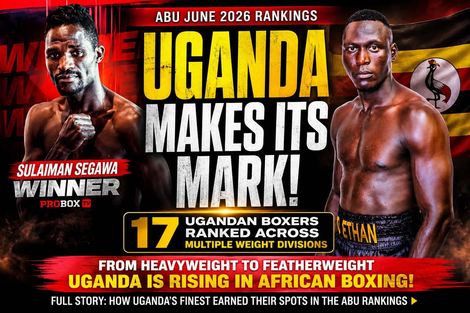 ABU Rankings Shock Africa: 17 Ugandan Boxers Break Into Continental Top Rankings